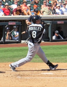 Kendrys Morales at work