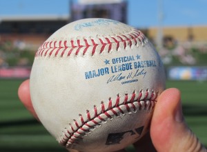 Chris's foul ball