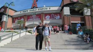 Tim and Mark at Tempe Diablo stadium