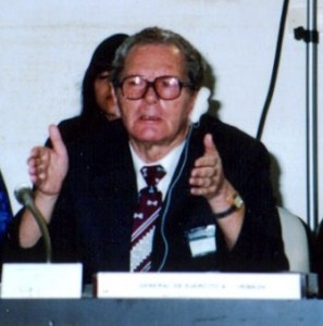 Anatoly Gribkov at the Havana Conference, 1992