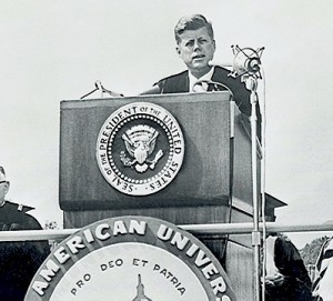 Kennedy at American University