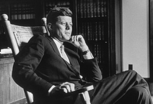 JFK in his Rocker