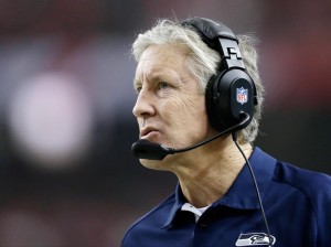 Seahawks head coach Pete Carroll