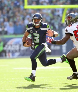 Russell Wilson: On the run!