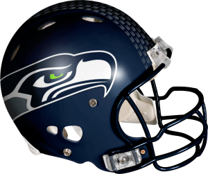 Seahawks helmet