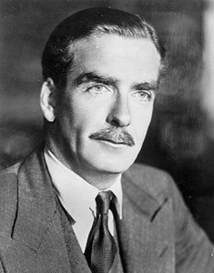 British Foreign Secretary Anthony Eden