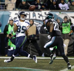 Doug Baldwin hauls in a Wilson TD pass