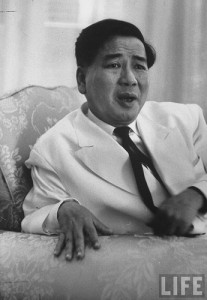 South Vietnamese leader Ngo Dinh Diem