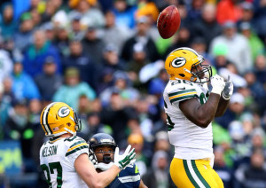 Green Bay's Brandon Bostick fumbling on-sides kick