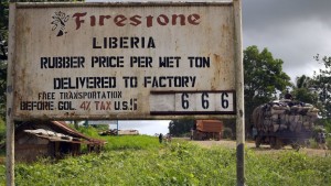 Firestone rubber plantation in Liberia
