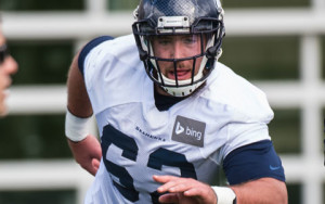 Seahawks new starting center Drew Nowak