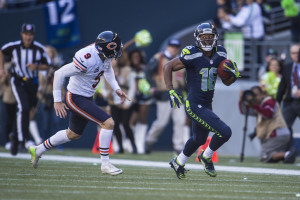 Tyler Lockett's 105 yard kickoff return vs. Bears