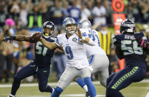 Lions quarterback Mathew Stafford