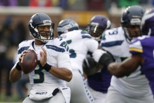 Russell Wilson: a clean pocket to throw from