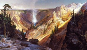 "Grand Canyon of the Yellowstone" by Thomas Moran