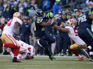 Lynch at work vs. 49ers