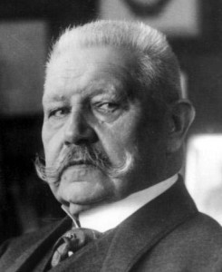 German President Paul von Hindenburg in the early 1930s