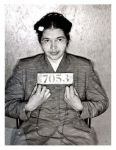 Rosa Parks after her arrest