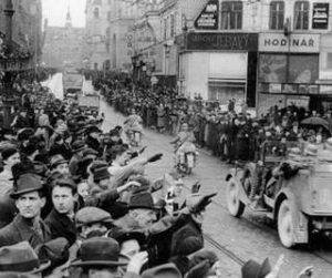 The Nazis roll into Czechoslovakia