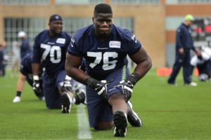 Rookie right guard Germain Ifedi