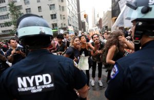 Recent protest in New York City